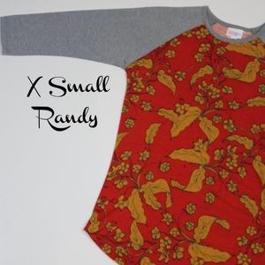NWT XSmall LuLaRoe Randy Shirt